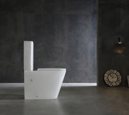 Унитаз напольный Santiline Торнадо SL-5026 белый